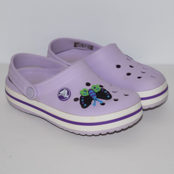 lilac crocs size 5